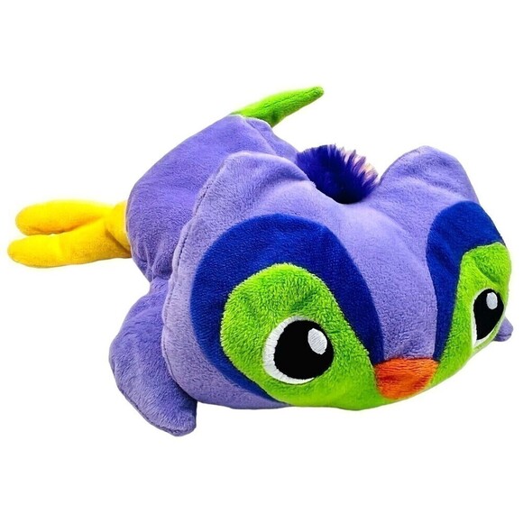 Animal Adventure Purple Owl Bird Plush Floppy Stuffed Animal Toy Pillow 15” 2018 - Picture 1 of 12